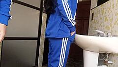 Skinny Latina Schoolgirl Gets Quick Pussy Pounding In School Bathroom