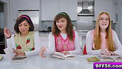 Bffs Nerd Ladies Harper Red Naudi Nala Ozzy Sparx Share Cock