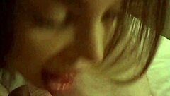 Bella Grey Slurps Cock and Rims Ass in Hotel Room Stockings Blowjob