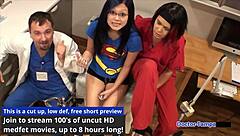 omg dr tampa saves super mina in hospital with sexy nurse pov backstage action 😷🩺