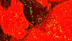 Wife blindfolded gives chubby deepthroat blowjob close-up swallows cum side view