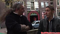 Tourist Dumps Cum Shower On Real Skinny Dutch Hooker Missionary