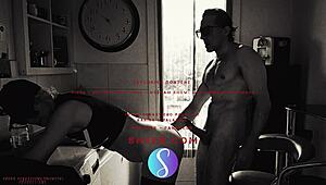 Å, den franske stesøsteren ber om hard sodomi med skittent snakk og enorm kuk anal creampie!!