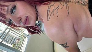 Goth Polusestra Jade Jax Savijena Za Taboo Creampie Jahanje U Kućnoj Fantaziji