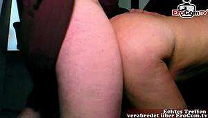 Femme de ménage allemande trompe dans l'église avec jeu de rôle amateur européen et petits seins 18+