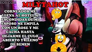 Passionate stier neemt me stiekem mee naar huis en neukt mijn kont hard