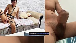 Volle blonde bodybuildster vrouw met echte tieten vingert kut ontevreden als femme fatale