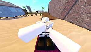 Proto Snow מציג שדיים גדולים ותחת בסצנות שלגיות.