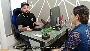 Milf Curvy Pompino Veloce per Sicurezza Lavoro