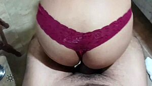 i couldn't resist my delicious skinny stepsister in the kitchen, so i slapped and fucked her hard