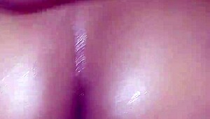 The ebony wife bends over for doggystyle action