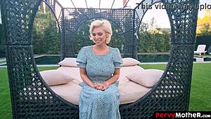 Pervymother - Classy Step Mother Strips for Stepson in a Sensual Visual Treat