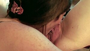 Horny milf abby gets dildo in pussy by young lover 😏