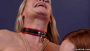 Imagine Butler Tying Up Busty Milf for Rough Anal