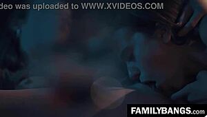 يا إلهي! ليلة رومانسية تتحول برية مع أخت زوجة كارلا كوش وجيل كاسيدي!