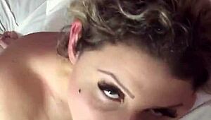 Deepthroat sucking with intense passion in this hot scene