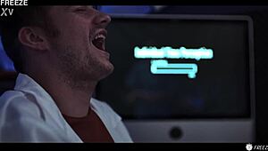 ¡Maldición! Científico Loco Congela y Folla a Joven Compañera de Lab 18+, Haciendo Squirt a Sexy Matty Mila Con Control Remoto!