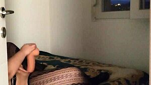 i caught her moaning while masturbating with a monster dildo, so tight and curvy. 😏