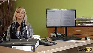 Adoro loira Katy Rose passando no casting sujo com sexo 18+ por grana no interview europeu