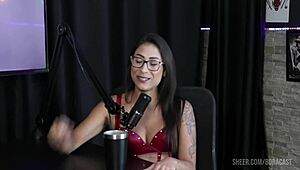 Mejores momentos de Luciana Picchi en Bora Cast con Bruna Carlos Parte 1 en Sheer Red