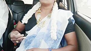 Indian bhabi car romance telugu dirty talks with brunette tits