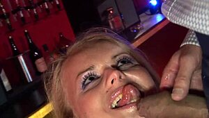 Hot sex with sweety blonde milf mom, she swallows cumshot and gets creampie.