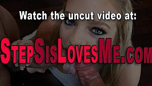 Intens POV Knep Med Amatør Stedsøster Der Leder Til Massiv Udskud På Hendes Stramme Fisse