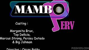 Morganita Brux, Brasileira de 20 Anos Gostosa, Fodida por Quatro Paus em DAP, Mijada, Anal e GAN