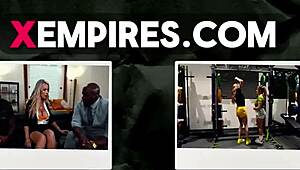 Myra stenje jašući tvrdi kurac, stidljiva sitna 18+ plavuša.