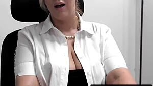 Adult time - thicc bbw lila lovely banker desperat vaktmester i rå gruppe sex med cumshot