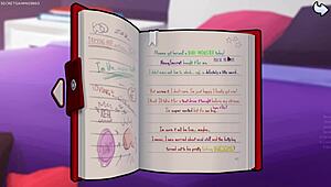 Madrastra cachonda pillada chupando polla bajo la mesa en Summertime Saga