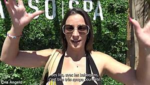 Kyara Nyx prehliadka francúzskeho swinger klubu