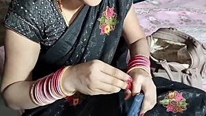 भारतीय दुल्हन और दूल्ह देशी रैंच वेडिंग में पहली बार डर्टी टॉक शेयर करते हैं