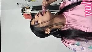 horny stepmom lures stepson into bed then gulps down every drop of his load