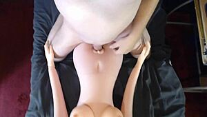 Eh, baru dapat sex doll Marina ni, kongkek bontot gemuk dia rasa sungguh real!