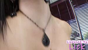 핥기 라이선스 - 젤레나 젠슨의 마사지가 나쁜 쪽으로, 커브 브루넷 림잡과 보지 핥기!