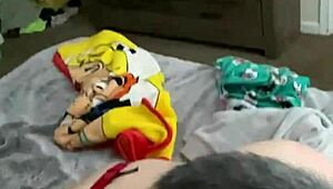 Big ass milf bent over for anal fucking with buttplug and big cock pov