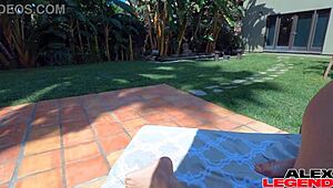 날씬한 성숙 미인 셰이 사이트스 생섹 후 크림파이, 거유 바운스 카우걸