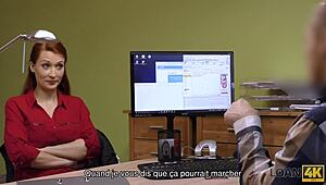 Loan4k Wanita Berambut Merah Seks Spontan!