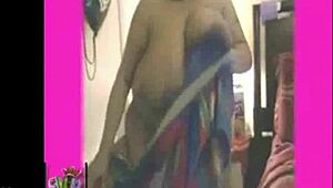 drying off my sexy bbw body and showing it all pre with big saggy tits and fat ebony curves.