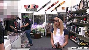 Amateur Creampie Fucking On Hidden Cam In Shop To Pay Dues For That Ring Back!