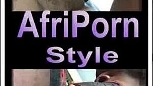 Sexy ebony bends over desk for rough doggystyle pounding from big black cock