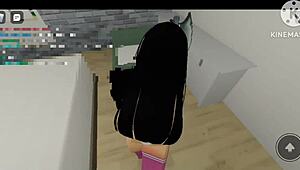 Hey, nak join orgi rawak di Roblox Brookhaven dengan pelacur crossdress dan seks oral berkumpulan?