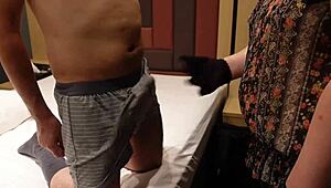 Don't slap my cock head like that, you bitch! It's making me hard with all this femdom ball kicking.