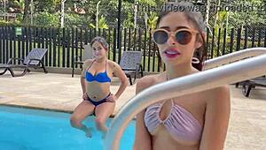 Mijn schat Mells brengt deze 18+ petite meid 18+ mee voor casting vandaag! 😊