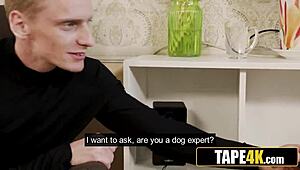 omg this pervy student collars his hot russian milf tutor and she totally loves the hardcore sex 😈