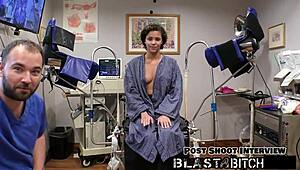 Rebel Wyatt sucks dick twice then gets her shaved pussy blasted with cum, right?