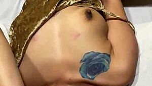 do you think this asian milf can handle double penetration with dick and dildo in homemade group fun?