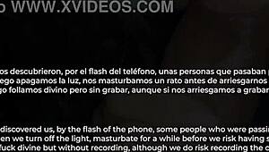 Siapa sangka kongkek Latina panas di tempat awam di Planetario Buenos Aires rasa seronok dengan creampie