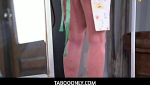 in this taboo roleplay, step mom insists on leaving clothes out before things escalate